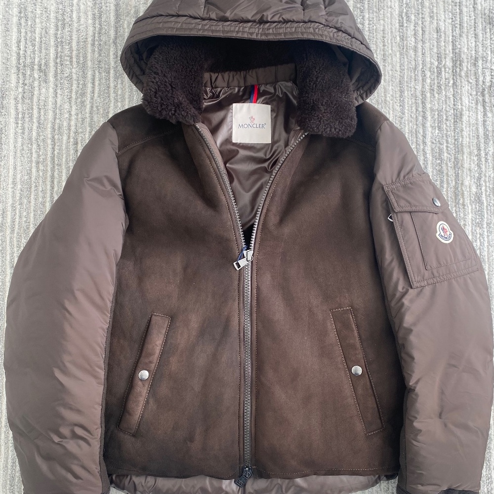 Moncler Granfenau Shearling jacket